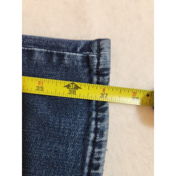 Talbots Jeans Womens 8P 8 Petite Blue Heritage Straight Whiskers - Picture 9 of 10